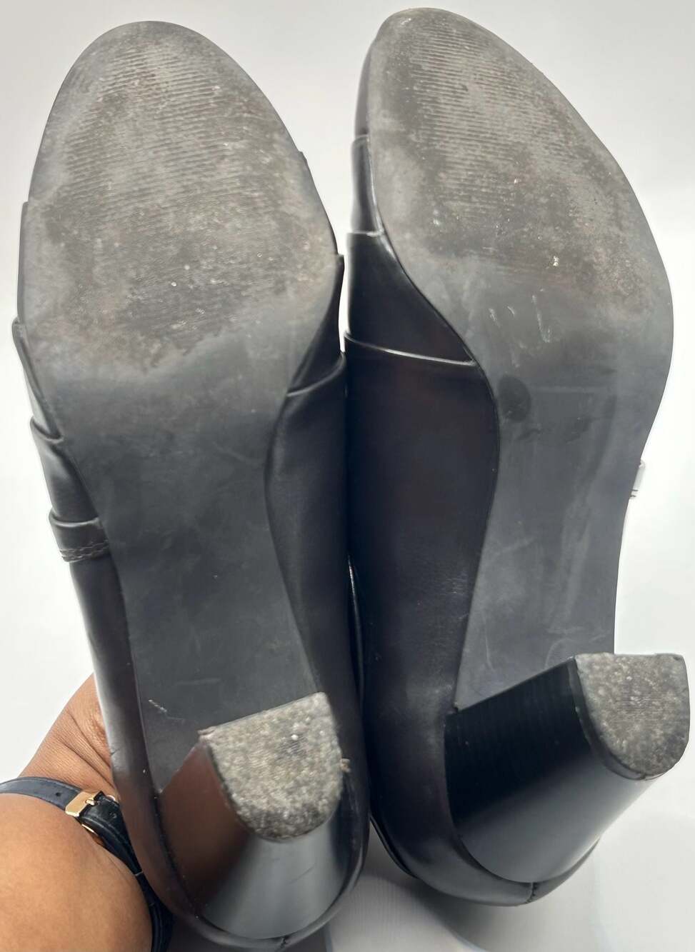Brown Heeled Ankle Booties Size 8M - Picture 4 of 8